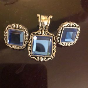 Pendant and Earrings